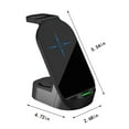 thumbnail image 3 of XGFHYJEH Charging Station, Wireless Charging Station, Charging Station for Multiple Devices, Wireless Charging, 15W 4 in 1 Charging Station, Wireless Charge, for Android, Iphone, Apple, Samsung, Ipad, 3 of 7
