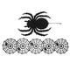 thumbnail image 1 of 2 piezas divertidas de araña y telaraña para decoración de Halloween, decoración colgante para fiesta de Halloween, 1 of 5
