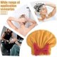 thumbnail image 5 of Toalla para el cabello para mujer, gorro de microfibra suave para secar el cabello con un lindo lazo, de rápida absorción, color amarillo., 5 of 5