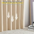 thumbnail image 5 of NICETOWN Blackout Door Curtains for Kitchen/Bathroom Room Divider Energy Efficiency Doorway Drapes, 50"x63", Biscotti Beige, 1 Panel, 5 of 5