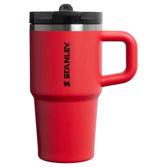 Vaso STANLEY Quencher ProTour Flip Straw, 600 ml, color negro
