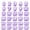Purple, variant on bravefron 30 Pack Pencil Cap Reusable Pencil Labels Classroom Stickers Teacher Supplies for Tracking Marking Pen Holders School Storage Labels Stickers