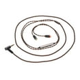 thumbnail image 1 of Cable para auriculares, cable para auriculares, cable para auriculares plateado, cable para auriculares con control de micrófono, rendimiento de alta gama, 1 of 12