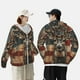 thumbnail image 4 of Balery American Flag Deer Art Sudadera ligera de manga larga con capucha y protección solar UPF 50+ para hombre y mujer, ideal para pesca y running-Small, 4 of 7