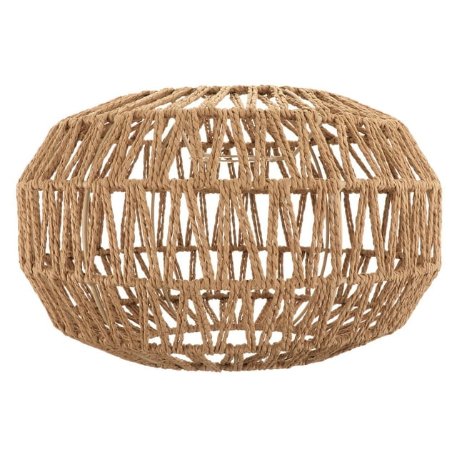 Woven Pendant Lamp Shade Chandelier Light Fixture for Bedroom Kitchen Island