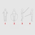 thumbnail image 4 of Cuerda de saltar de fitness de alambre de acero 3M, diseño con rodamientos, sin enredos, ajustable y portátil, para entrenamiento cardiovascular HIIT en casa, 4 of 8