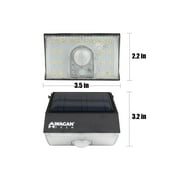 Wagan 1000 Lumen Solar Powered Rechargeable LED Wall Light