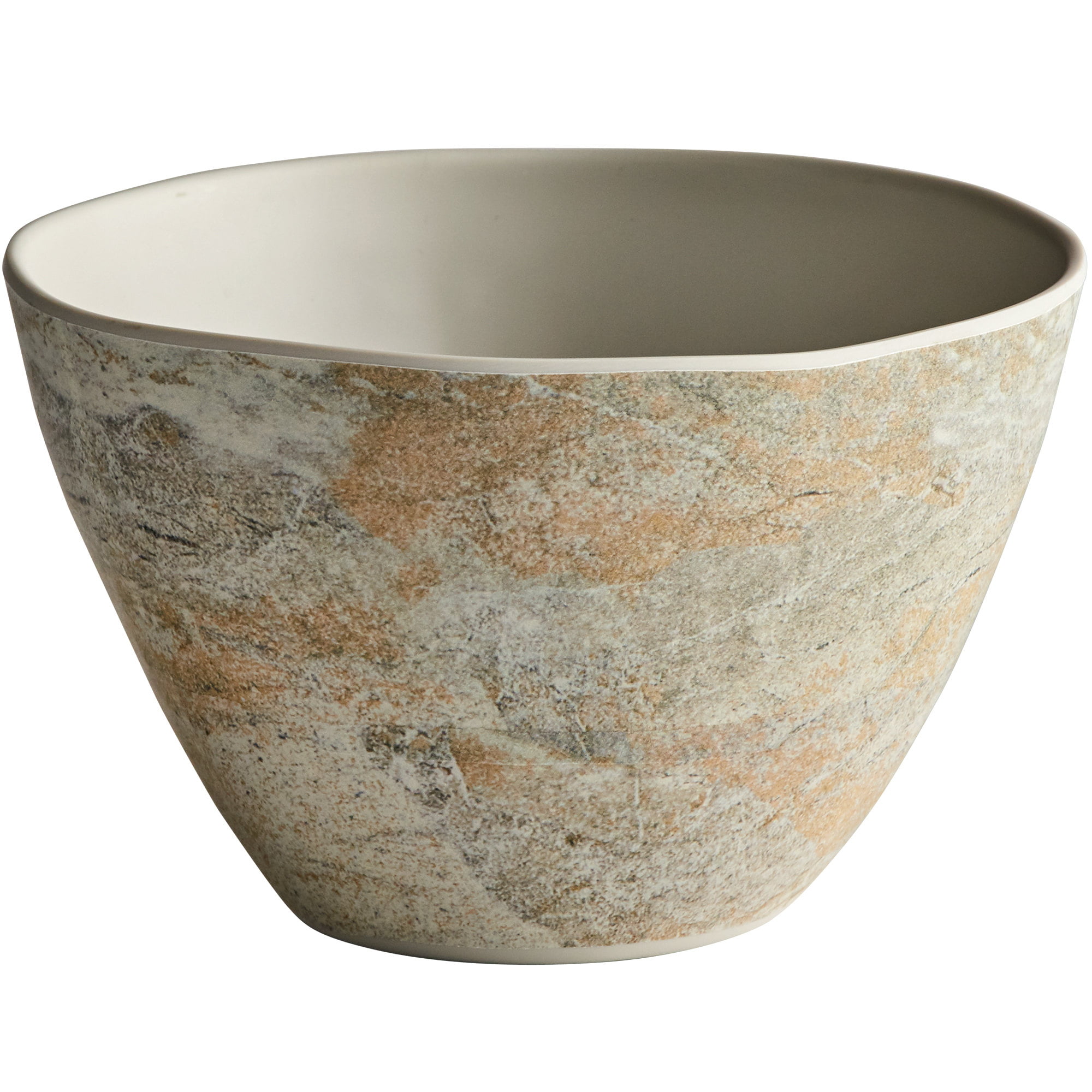 standstone ceramic handmade salad bowl Large bowl or small salad bowl in white glazed stoneware handmade pottery Christmas gift bowl