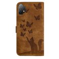 thumbnail image 6 of Wallet Case Designed for Samsung Galaxy A13 4G for Women,Flip Folio Cover with Butterfly Embossed PU Leather Kickstand Credit Card Holder Slots Magnetic Wrist Strap Phone Case, Brown, 6 of 13