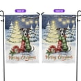 thumbnail image 2 of Merry Christmas Italian Greyhound Snowy Winter with Gifts Tree Decorations Garden Flag 12x18in Double Sided Greyhound Dog Lover Outdoor Decor - 12020, 2 of 5