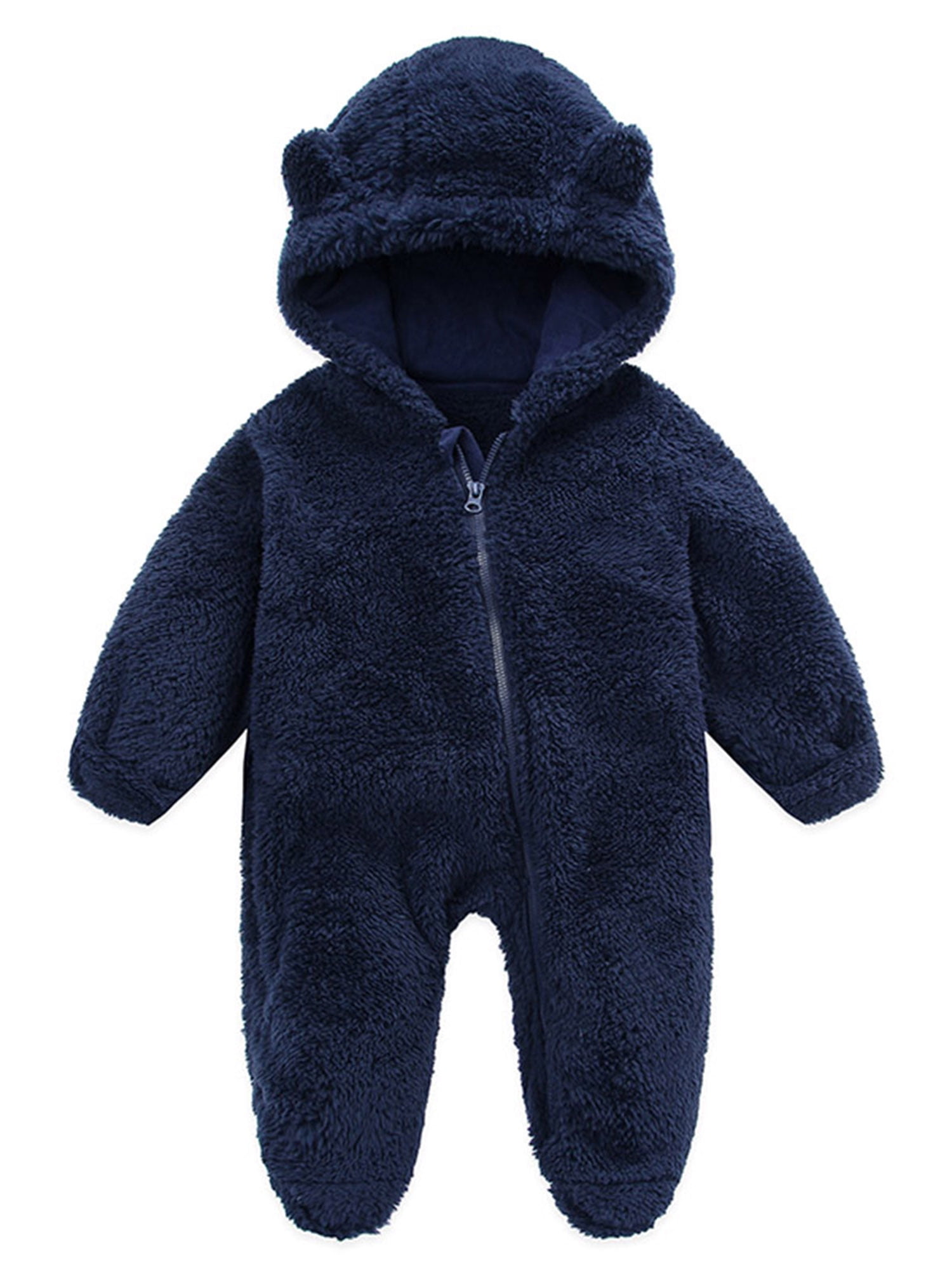 Combinaison Bébé Baby Gap Ours En Sherpa – Taille 3-6 Mois, à Capuche Et Fermeture éclair