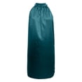 thumbnail image 6 of DHFJKG Silk Satin Dresses For Women Sleeveless Halter High Neck Loose Fit Mini Dress Summer Casual Evening Party Wear Trendy Dresses, 6 of 6