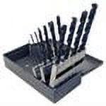 1/16 to 1/2", 118° Point, Oxide Finish, High Speed Steel Taper Length Drill Bit Set