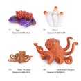 thumbnail image 2 of pitrice 1 Set Modèle de Ver de Pelle Matériau Plastique Premium Figurines d'Insectes Significatives Modèles Éducatifs Précoces pour Projet Scolaire Pieuvre type 1, 2 of 6