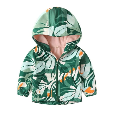 

Baby Boys Coats Outdoor Jackets Toddler Clothes Boy Girl Camouflage Hooded Windbreaker Warm Windproof Mountaineering Camping Children s Windbreakers Outfits For Kids 5 Years-6 Years Green