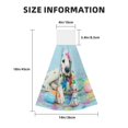 thumbnail image 3 of Sikiie A Funny Little Dalmatian Puppy Hand Towel with Loop Hanging Towel Absorbent Tie Towels for Kitchen Tea Bar Bathroom Decor, 3 of 7