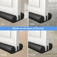 thumbnail image 6 of TONINT Door Draft Stopper, Adjustable Twin Door Sweep, 36 Inch Weather Stripping Noise Blocker, Black, 6 of 9