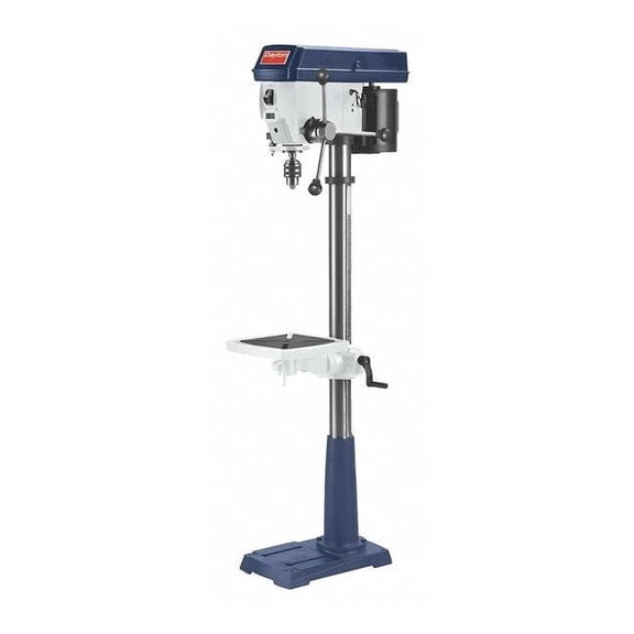 Dayton Floor Drill Press, Belt Drive, 1 hp, 120 V, 15 in Swing, 16 Speed 400H52