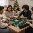 thumbnail image 4 of vlrwzc Santa Claus Mahjong Mat, Anti-Slip Noise Reduction Game Table Cover for Tile Games, Cards, Board Games, 31.5 x 31.5 in, 1 Pack, 4 of 7