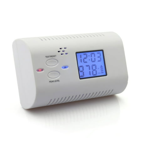 LCD Smart Voice Carbon Monoxide Sensor CO Alarm Smoke Alarm Detector Fire Warning (The Best Alarm System)