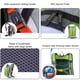 thumbnail image 3 of Los deportes respirables impermeables multifuncionales hacen excursionismo la mochila del bolso de agua de la bicicleta de montaña, 3 of 5
