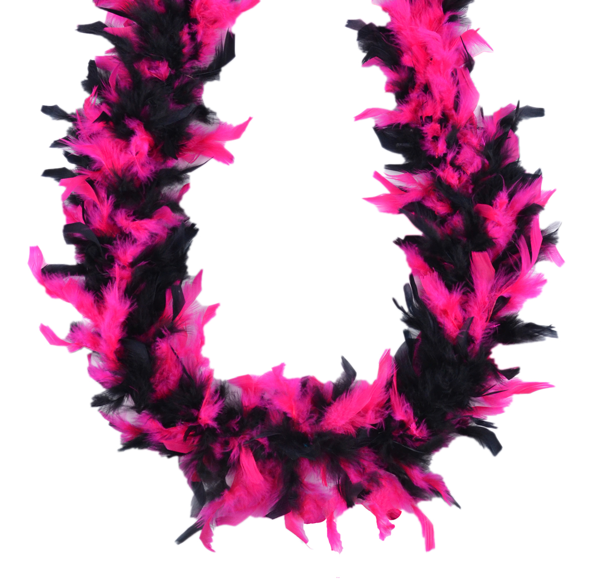 Pack of 3 Hot Pink and Black 45gm Boas Party Boa Value Pack of Boas