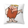 thumbnail image 1 of Funda de almohada súper suave de Los Picapiedra con cremallera para dormitorio, sofá, sillón, fundas de almohada mullidas y acogedoras para todas las estaciones, almohada cuadrada, 1 of 8