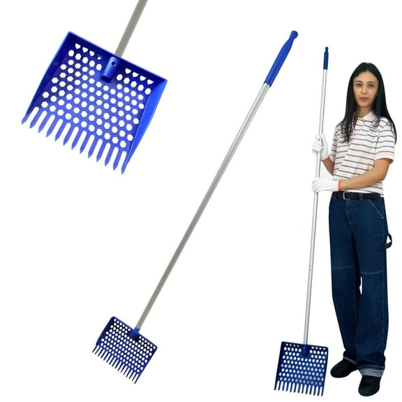 Multipurpose Poultry Rakes And Shovel Light weight Heavy Type Poultry Farm Cleaning Tool For Chicken Coops Maintenance