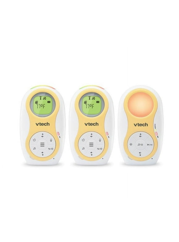 VTech DM1215-2 2 Parent Unit Enhanced Range Digital Audio Monitor with All Unit Rechargable Batteries
