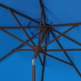 thumbnail image 3 of SAFAVIEH Ortega 9' Market Crank Auto Tilt Patio Umbrella, Pacific Blue, 3 of 5