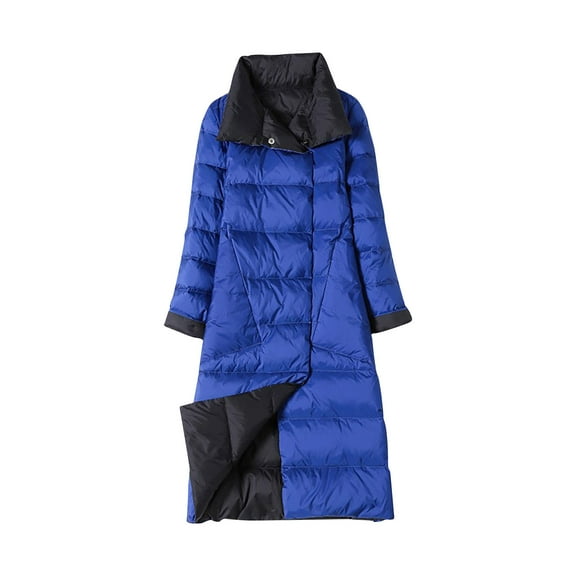 LYXSSBYX Jackets for Women Clearance Women's Thin and Thin Mid-Length Knee-length Down Jacket