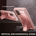 thumbnail image 6 of Dexnor for Samsung Galaxy Note 20 5G Case, [Built in Screen Protector and Kickstand] Heavy Duty Military Grade Protection Shockproof Protective Cover for Samsung Galaxy Note 20 Rose Gold, 6 of 6