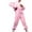 Pink, variant on Wiyuqeen Women 2 Piece Outfits Sweatsuits Casual High Neck Lounge Sets Half Zip Pullover with Jogger Airport Tracksuits Matching Pants Sets