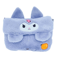 thumbnail image 1 of Bolso De Mano De Felpa Kuromi Melody Lab.G, Morado, 1 of 5