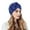 006_Blue, variant on Hair Turban Towel Stretchy Head Wraps Lightweight Womens Beanie Fall Fashion Women's Winter Hats Red