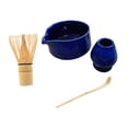 thumbnail image 4 of Juego de té Matcha, juego de utensilios Matcha para amantes del té, tazón de té, tazón de Matcha de artesanal japonesa, batidor y soporte pa Azul, 4 of 7