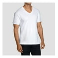 thumbnail image 3 of MENS 6 PACK CLASSIC V-NECK T-SHIRTS - WHITE, S, Assorted, 3 of 3