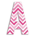 thumbnail image 2 of The Stupell Home Decor Collection Stupell Industries Oversized Pink Chevron Hanging Initial, 2 of 2