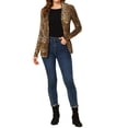 thumbnail image 2 of Allegra K Women's Fall Lightweight Long Sleeves Open Front Cardigan, 2 of 5