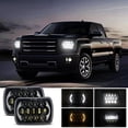 thumbnail image 2 of 300W 5x7 7x6 pulgadas LED Faro Hi/Lo Beam DRL Señal de giro para Jeep Chevy Ehuebsd  Accesorios para autos y motos, 2 of 5