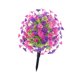 thumbnail image 4 of Estaca de flor artificial de jardín Estaca decorativa Práctica Práctica para instalar Ornamento de decoración del césped premium para patio de patio Morado rosa, 4 of 9