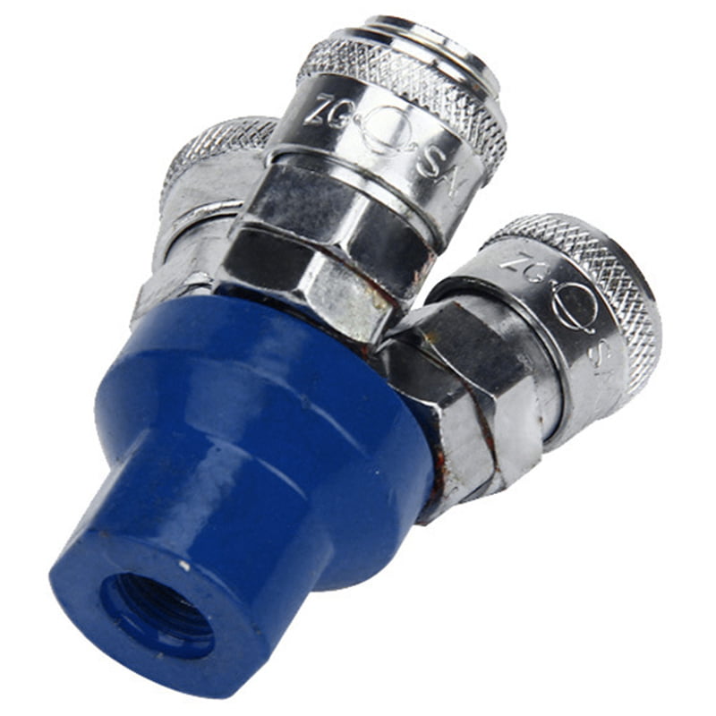 Air Hose Fittings Coupler Compressor Coupling Quick Connector 2/3Way Alloy Steel 