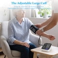 thumbnail image 6 of BDUN Upper Arm Blood Pressure Monitor with 2x120 Memory, Adjustable Cuff (8.7"-12.6"), Large LED Display, 6 of 7
