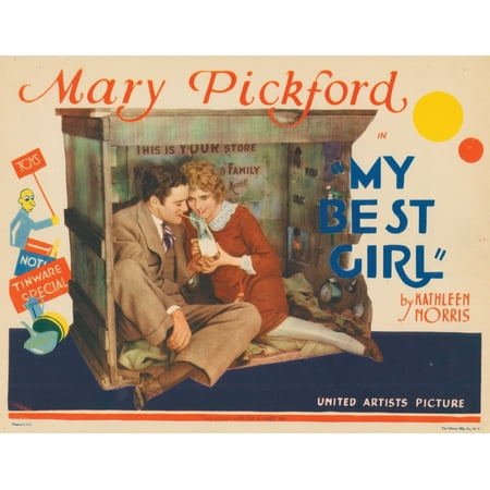 My Best Girl Charles Buddy Rogers Mary Pickford 1927 Movie Poster (My Best Girl 1927)