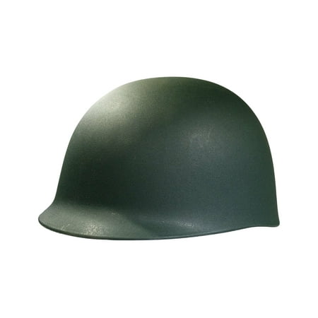 Nicky Bigs Novelties Adult Army Helmet Costume, Olive Drab Green, One Size