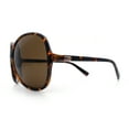 thumbnail image 6 of Womens Oversized Thin Plastic Butterfly Designer Fashion Chic Sunglasses Tortoise - Brown, 6 of 8