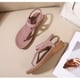 thumbnail image 2 of Sandalias para mujer con suela de goma blanda con cuentas elásticas, 2 of 7