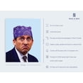 thumbnail image 2 of Haus and Hues Michael Scott The Office Poster - The Office Merchandise Wall Art Poster Prison Mike The Office Meme Poster | UNFRAMED, 2 of 8