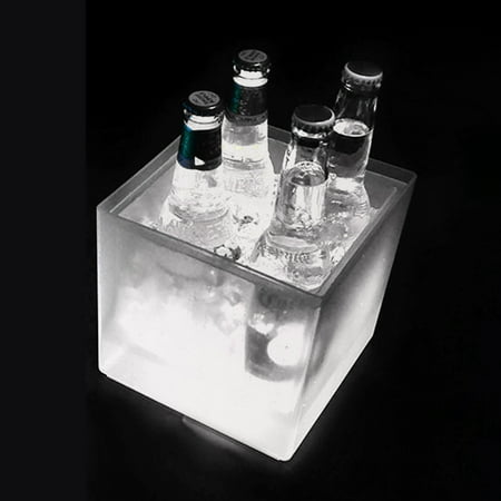 

Vikudaty Ice Bucket With LED Ice Bucket Double Layer For Beer Summer Cooling 2022 kitchen
