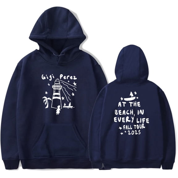 Gigi Perez At The Beach In Every Life Tour Hoodie Long Sleeve Hooded Sweatshirt Women Men Fashion Pullover Clothes